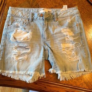 Denim Bermuda shorts